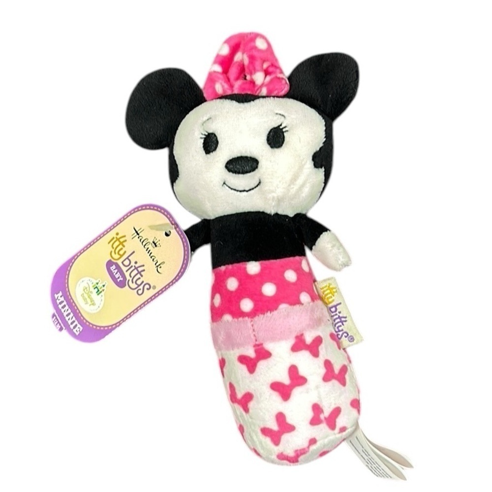 Hallmark 2016 Itty Bitty Disney Minnie Mouse Plush Rattle